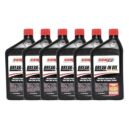 COMP Cams 1590 Engine BreakIn Motor Oil 10W30, Quart, 6 PK
