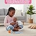 CARANOVO Baby Doll Accessories Set – 7 Pcs Feeding Bottle Toys, Magic Disappearing Milk & Juice, Pretend Play Set with Pacifiers, Reusable Bibs and Diapers, Kids Gift