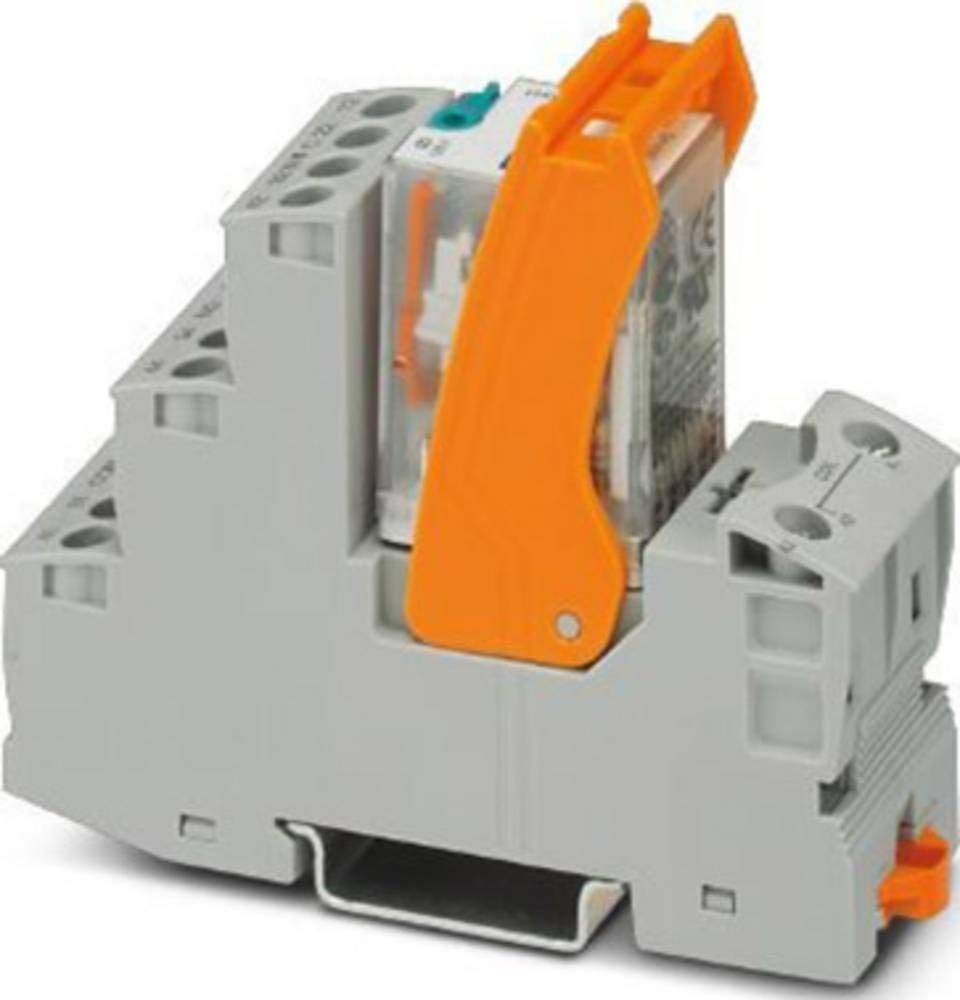 Phoenix Contact Rif-2-Rsc-Ldp-125Dc/4X21 - Módulo De Relé Premontado Con Conexión De Rosca, Zócalo De Relé, Relé De Potencia Y Soporte De Sujeción, Cambios, 125 V Cc Voltaje De Entrada Talla 4