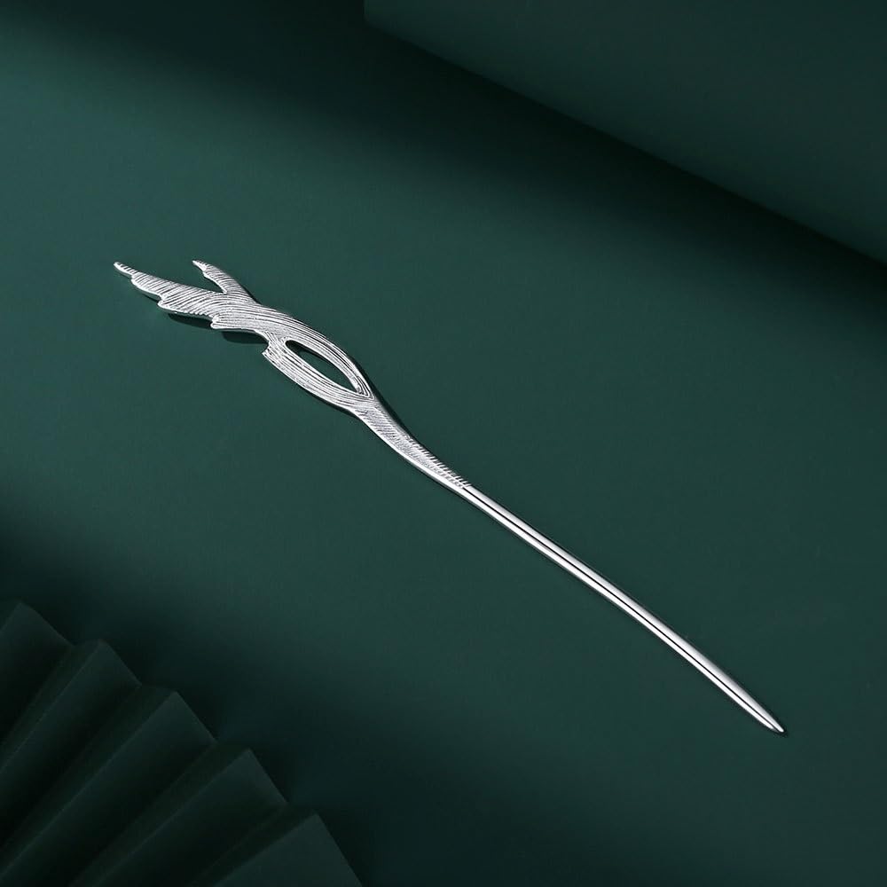 HBJWOV S925 Silver Hairpin Ancient Immortal Qi Costume New Chinese