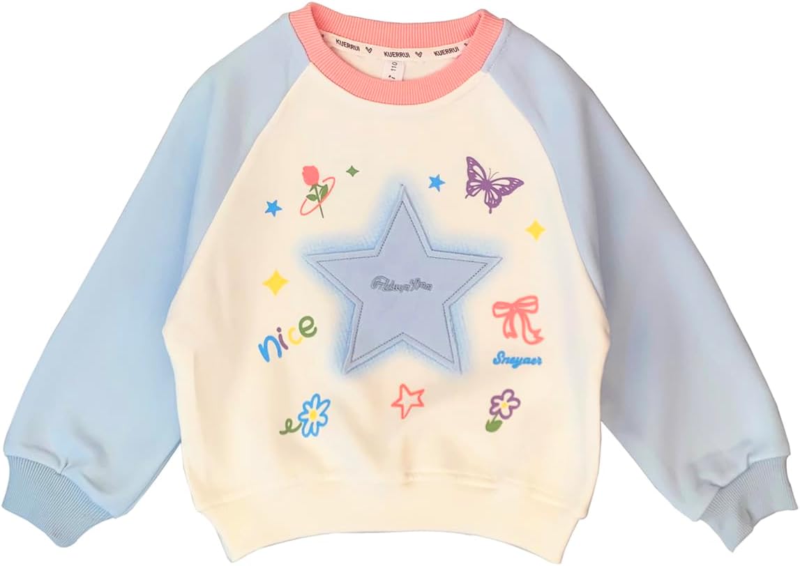 Peacolate 4Y-10Y Spring Fall Little Big Girls T Shirt and Jeans 2pcs Clothing Sets