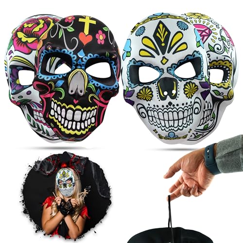 Dimensioni e materiale: maschera a tema horror. Dimensioni: 25 x 16,5 cm (lunghezza x larghezza). L'adorabile maschera in maschera è realizzata in EVA morbida e resistente e non danneggia la salute. Realizzata per durare per diverse stagioni di Halloween, questa maschera è sia spettrale che robusta.