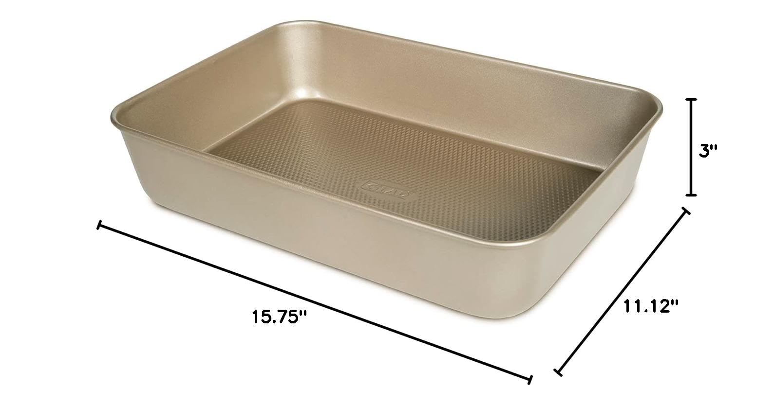 Glad Nonstick Baking Pan - Large Oblong Cake & Lasagna Dish -7