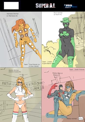 Super AI #355: Over 18,000 unique characters in the SuperAI Universe, each have Universal AI Superpowers (Super A.I. (volume 2) Book 133)