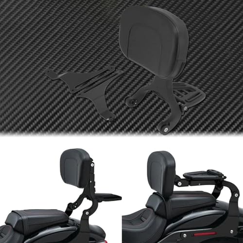 Dossier passager moto réglable et polyvalent pour Harley Davidson Fatboy - 2