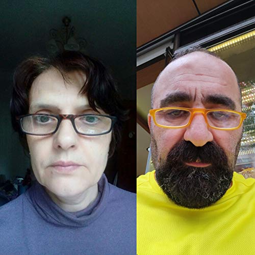 Modfans Reading Glasses +2.0-4 Pairs Fashion Readers Narrow Frame Spring Hinge For Men Women #TOP5