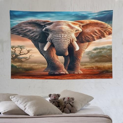 Tenture murale éléphant créez une ambiance zen dans votre salon avec DCCCY