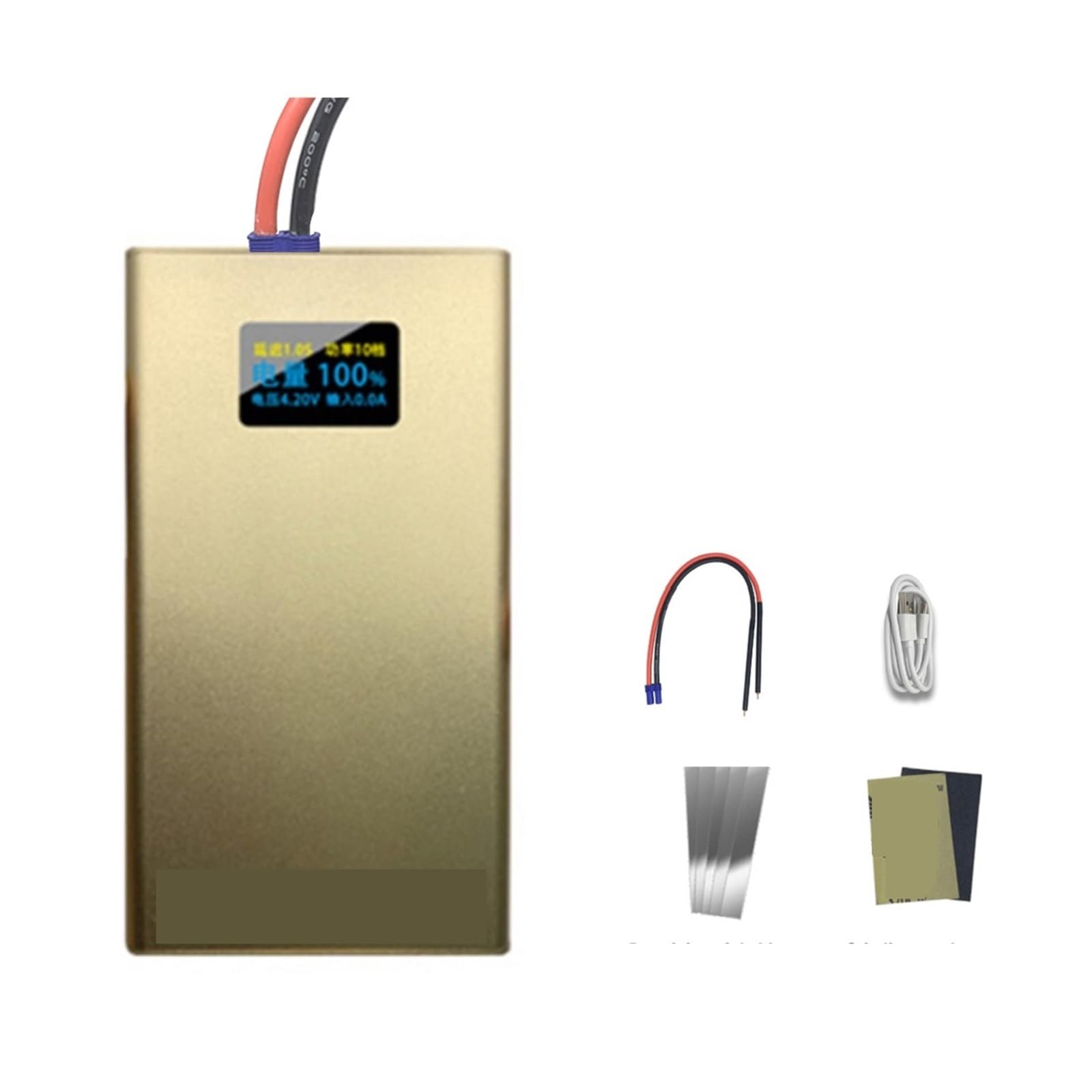 Gdbagkdqk One Color 10600Mah Mini Spot Welding Machine For Battery Welder 20 Gears With Oled Display The Weld Is Strong