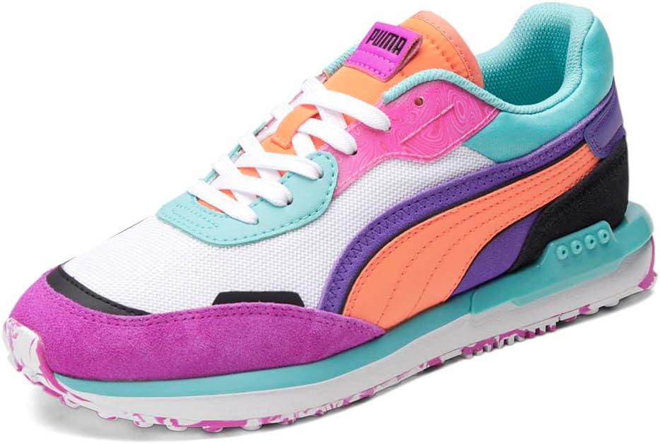 PUMA City Rider Hypnotize Puma White/Nasturtium/Puma Black 5.5 B (M)