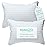 kinder Fluff Toddler Pillows (2pk) 13x18in- The only Pillow for Kids 300T Cotton Shell & Down Alternative Fill - Machine Washable, Ideal Cushion for Kids Above 2 Years - White- S