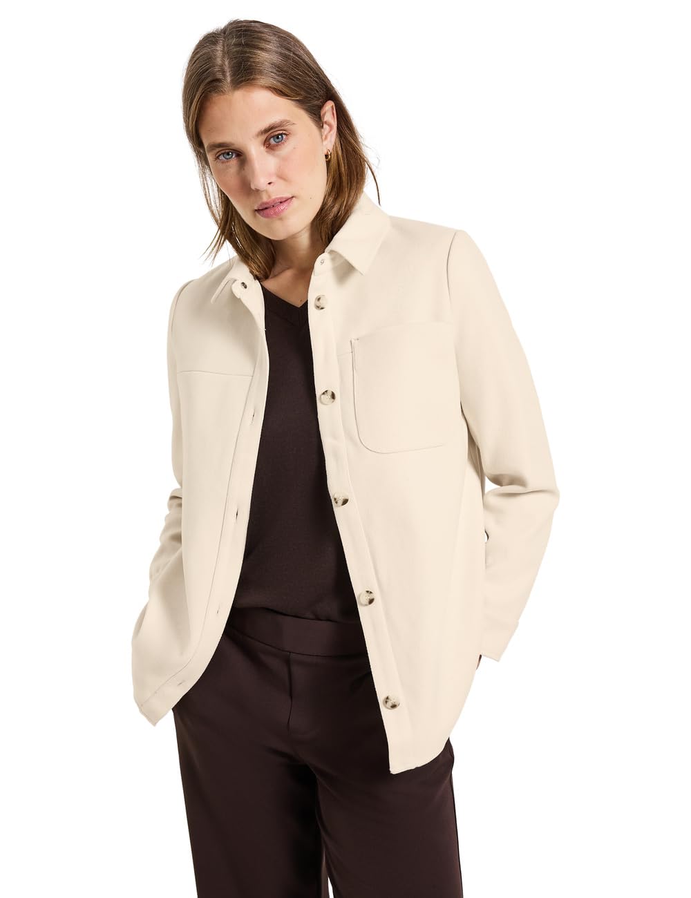 Street One Damen Overshirt In Wolloptik