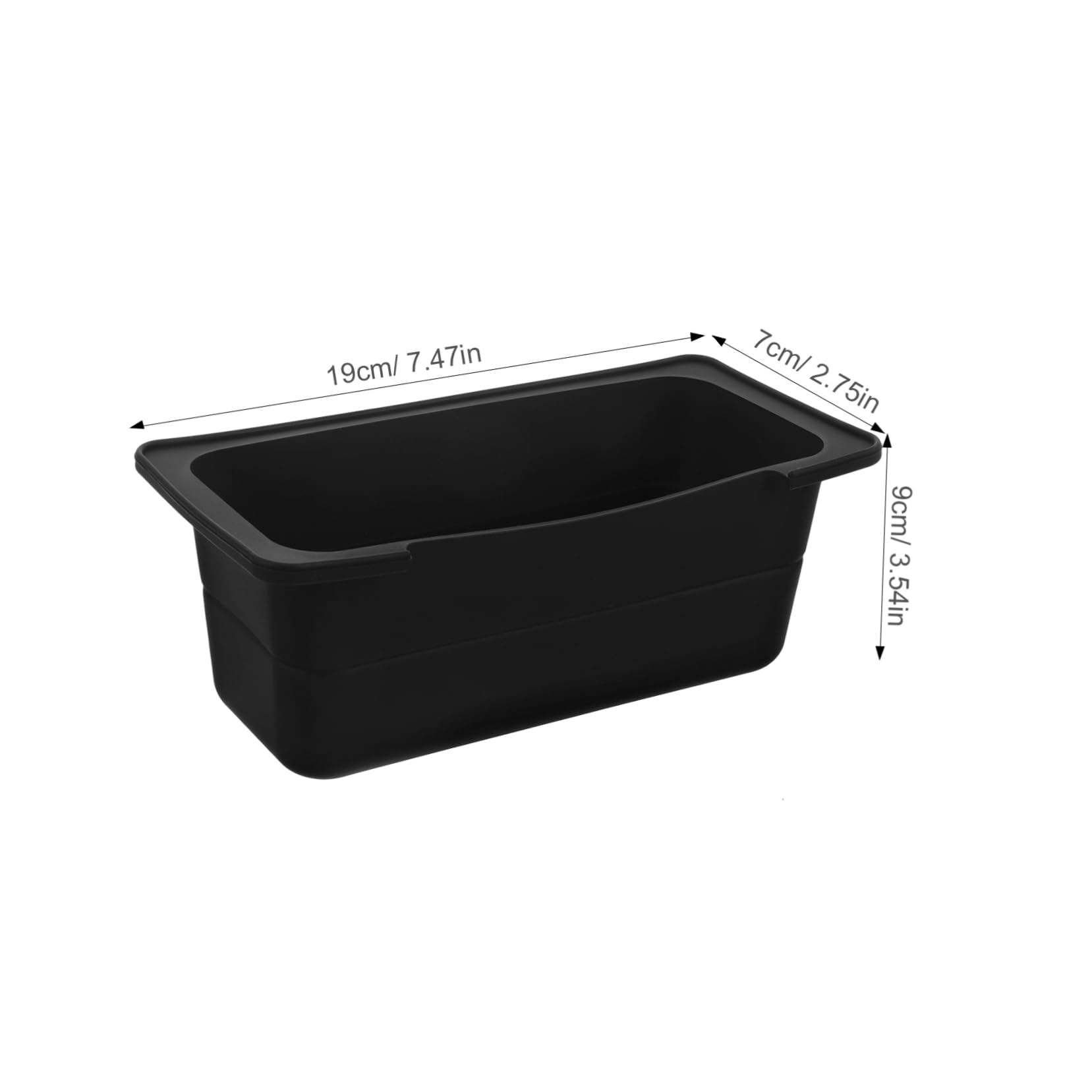 Mipcase Griddle Grease Cup Liner Silicone Drip Pan Tray Liners for BBQ Camping Outdoor Use Reusable Grease Catcher Liner 1pc Black