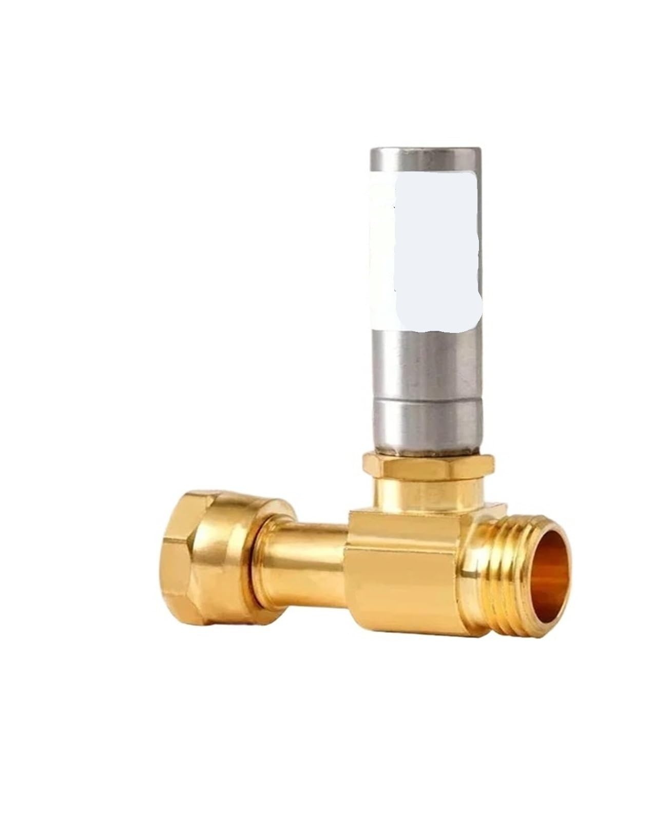 Genterun 1 Pcs 2Pcs Tee Water Hammer Arrestor, Compatible For Universal, 3/4" Nh Thread, Washing Machine Accessories(1 Pcs)