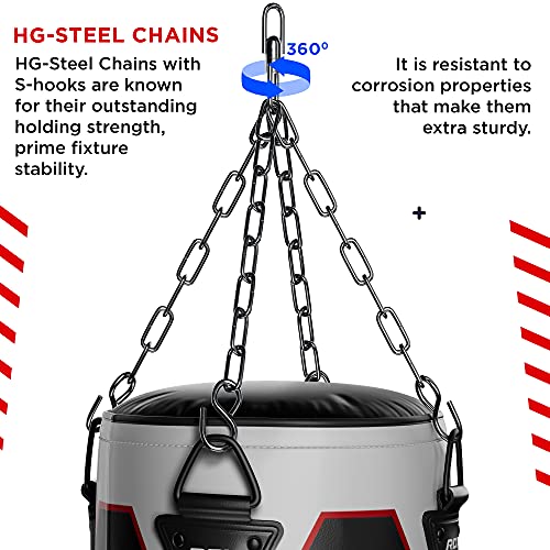 Rdx Punching Bag Unfilled Set Mma Kick Boxing Heavy Training With Gloves Punching Mitts Hanging Chain Muay Thai Martial Arts 4Ft 5Ft #TOP4
