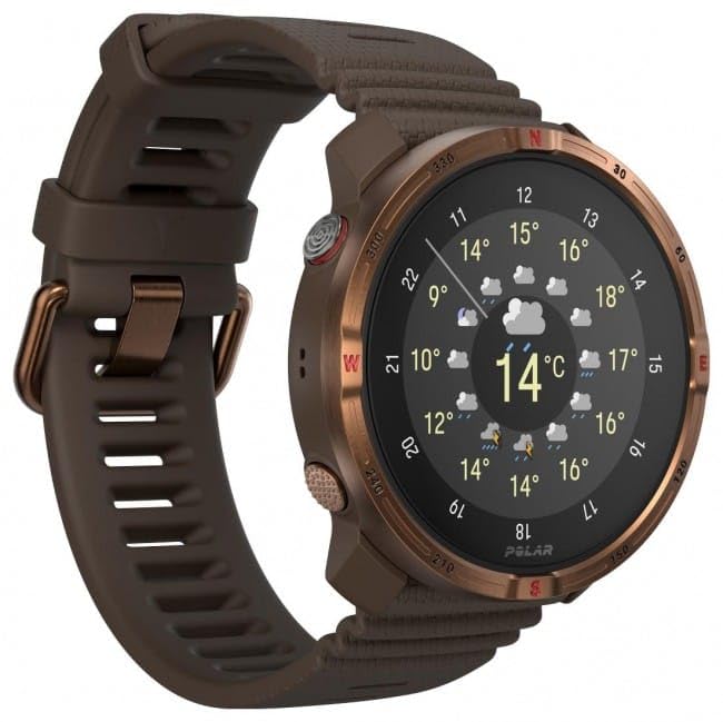 Polar Grit X2 Montre GPS d'extérieur multisports ? Affichage AMOLED, cartes hors ligne, GPS double fréquence, ECG du poignet, Elixir Biosensing, TrainingPeaks, SpO2, autonomie de la batterie jusqu'à 7