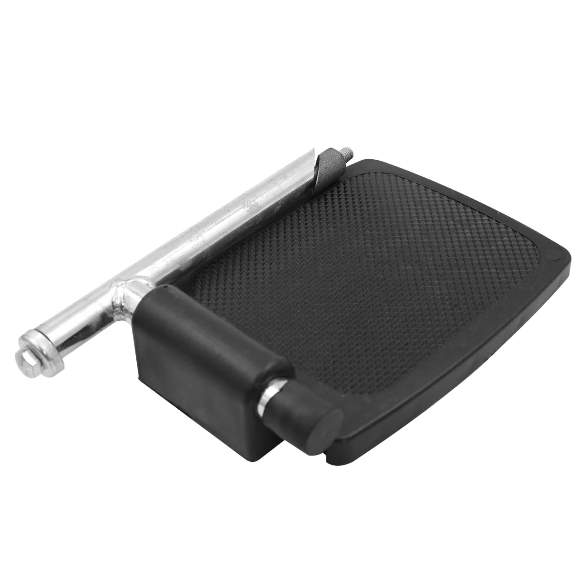 Sarini Reposapiés para silla de ruedas, a prueba de arañazos, universal, accesorios para sillas de ruedas, equipo resistente, fácil de instalar, plástico con poste