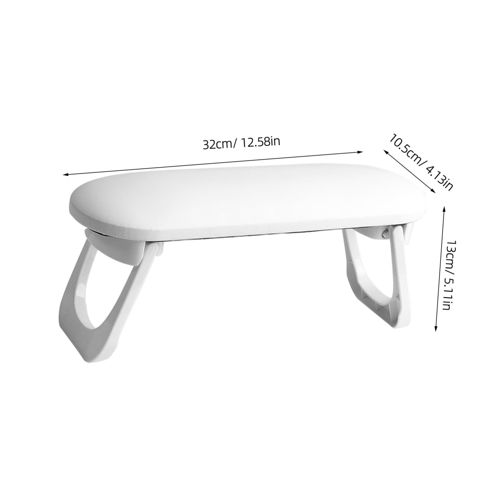 Cuscino Supporto Braccio Manicure Bianco in Plastica