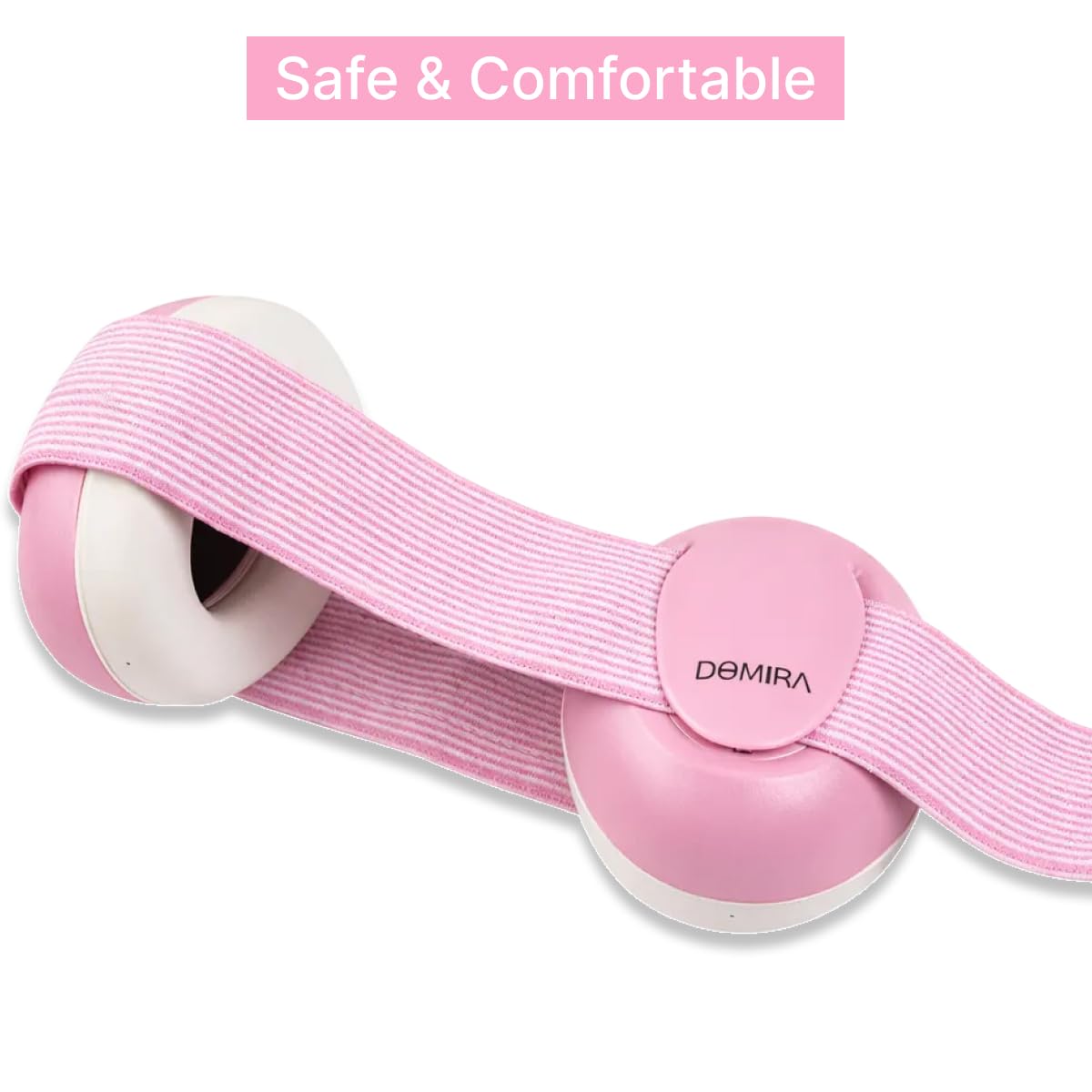 Cache-oreilles pour bébé - Casque antibruit pour nourrissons et tout-petits de 0 à 36 mois, SNR 25 dB, léger et réglable - Bleu ou rose