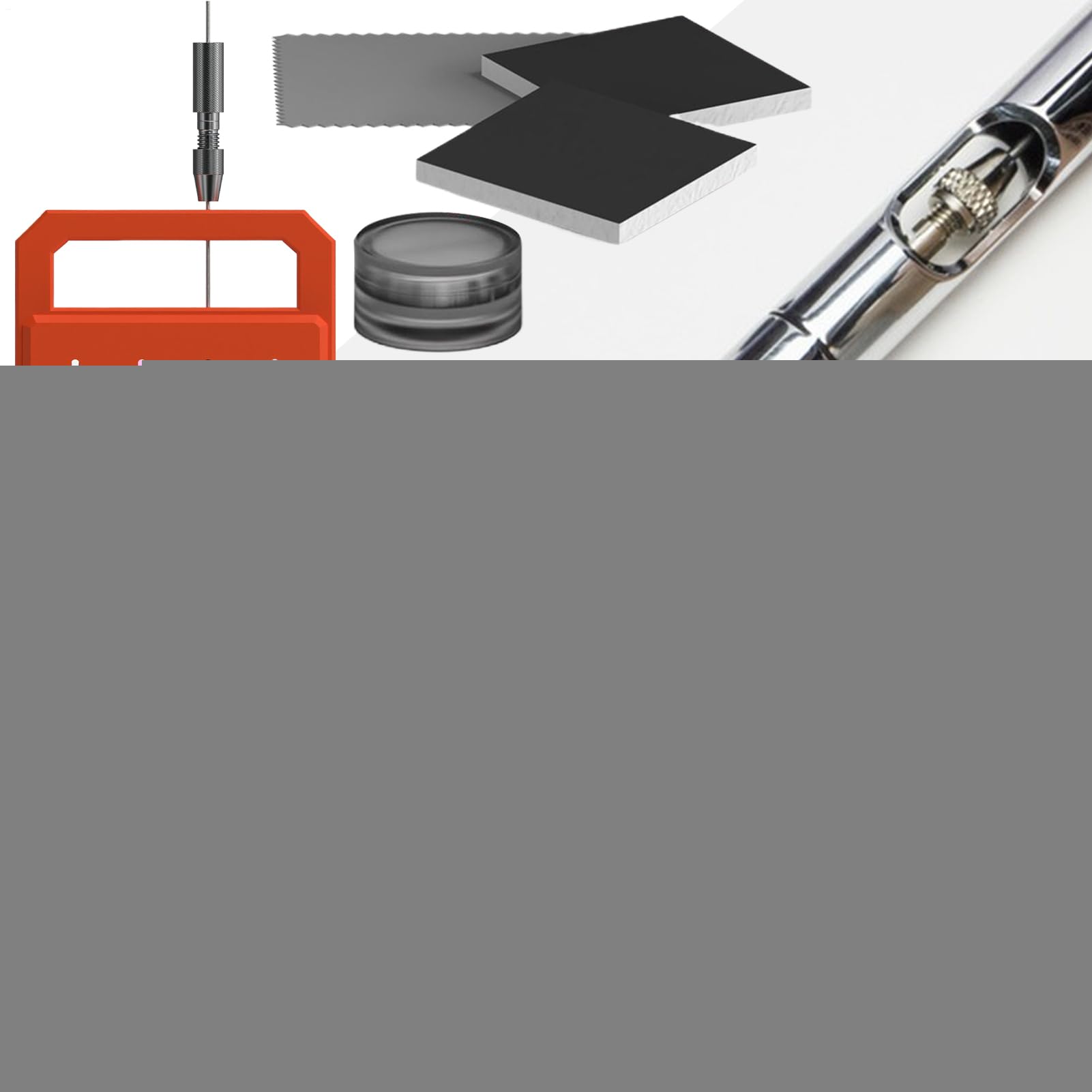 Aiguille Aérographe Affûteur Kit de Restauration pour Pistolet à Peinture | Kit d'Affûtage pour Design d'Ongles Réparation Automobile Coiffure Maquillage Industriel Peinture