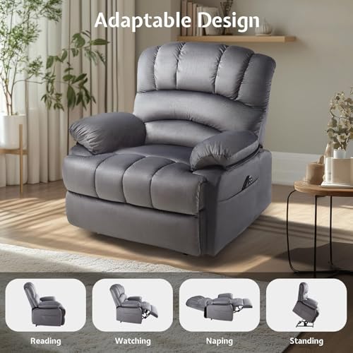 Sillón eléctrico reclinable con masaje y calor miniatura 5