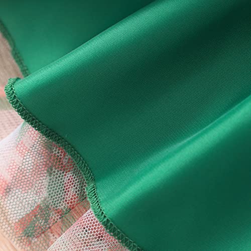 Aidonger Toddler Girl Spring Fall Dress Knit Long Sleeve Tulle Dress Pullover Ruffled 2-6 Years Red #TOP6