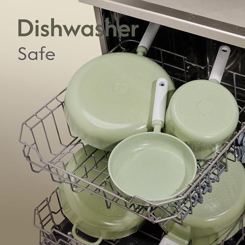 Save 75% on CAROTE Ceramic Nonstick Cookware Set - 9 Pieces - Image 6