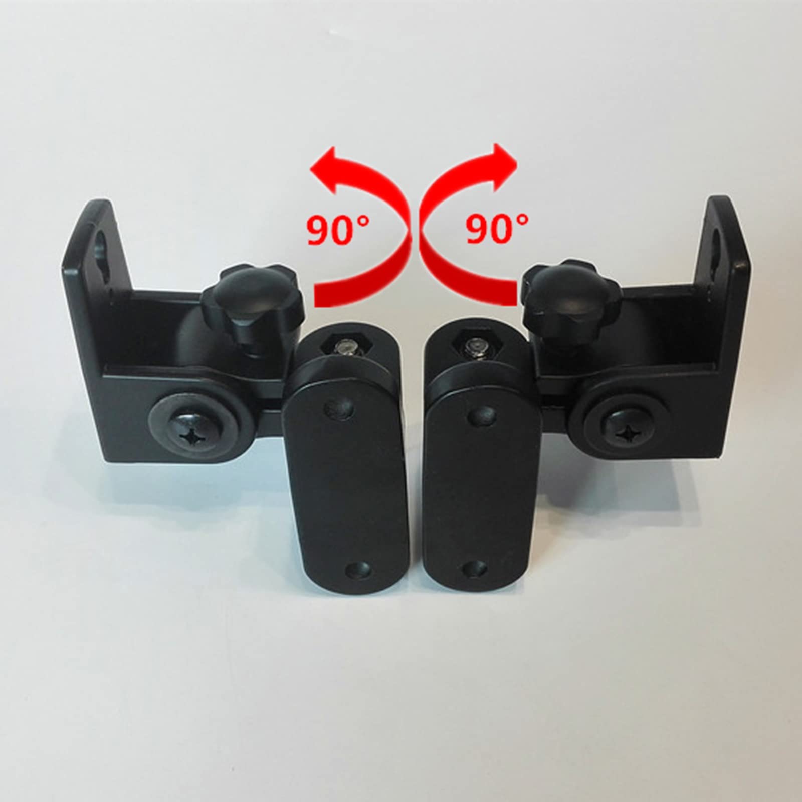 Rack per Altoparlanti Gancio for altoparlante circostante Staffa for altoparlante montata a parete 1 paio di ganci audio rotanti in lega di zinco Rimorchio for piccoli altoparlanti universale Supporti