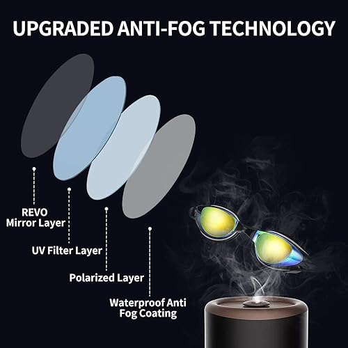 Miniatura 4 de Gafas de natación, paquete de 2 gafas de natación antivaho, anti-UV, sin fugas, adultos, hombres, mujeres y jóvenes