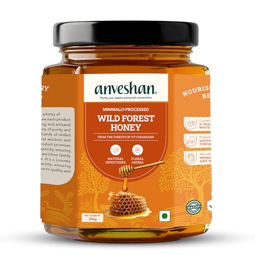 Anveshan Wild Forest Honey 500g | Raw, Minimally processed | No A...