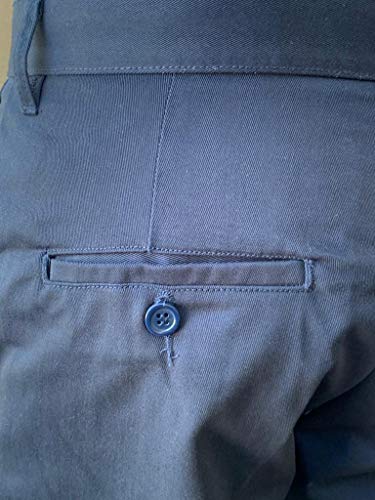 Men's Regular Flat Front Twill Regular, Big & Tall Pants with Soil Release, 65% Polyester 35% Cotton2