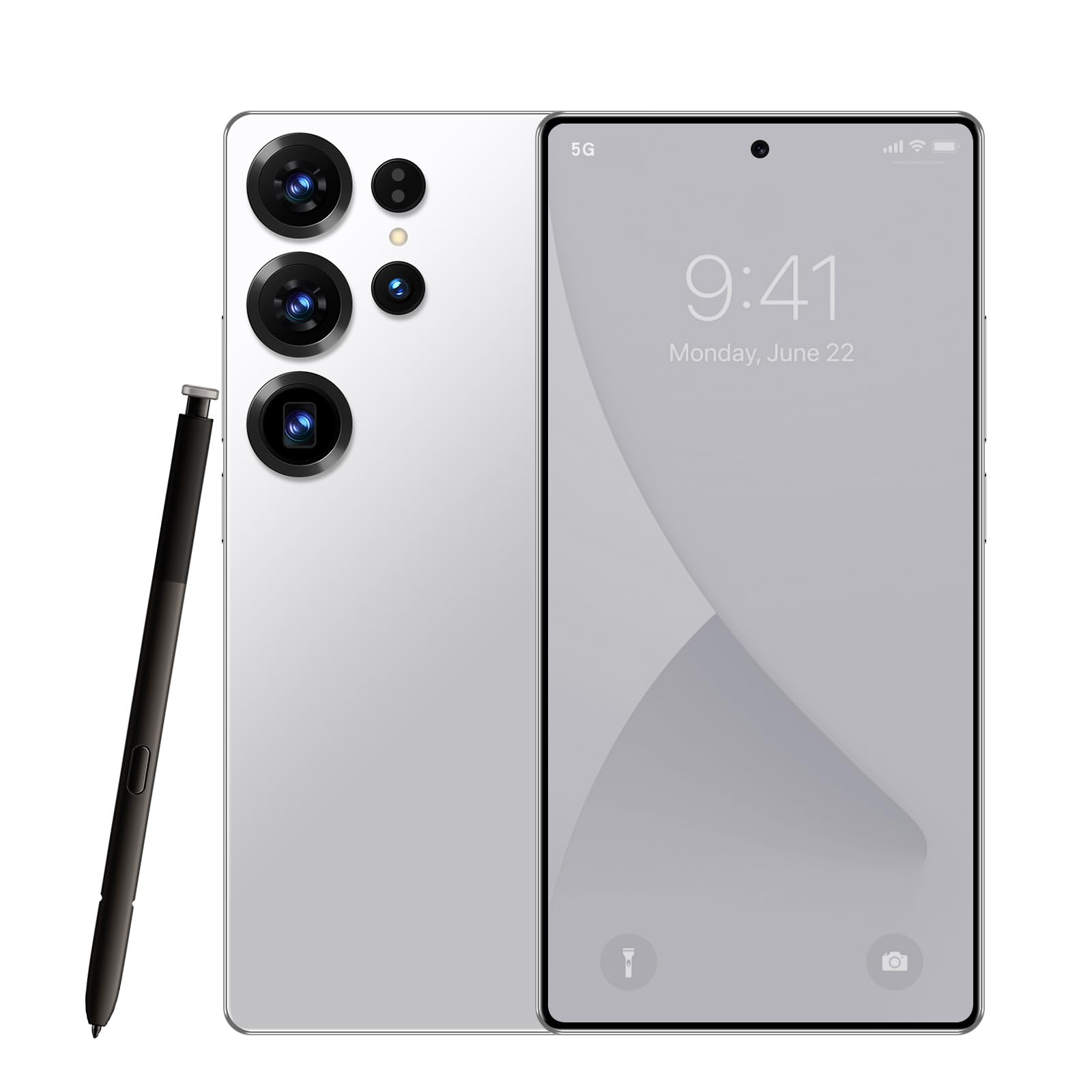 SHUNXINHANG S25 Ultra 5G Unlocked Cell Phone, 16GB+512GB Phone, 6.9" 120Hz Display Smartphone, 108MP Clarity Camera, 7000mAh Long-Lasting Battery, Android 16, Dual SIM/Face ID/GPS-Blue — view 8