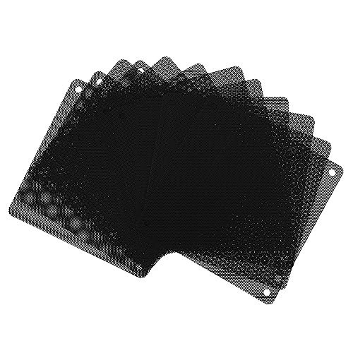 BRIGHTFUFU 12pcs Computer Mesh Fan Filter Net for Pc Case Cooling Fans Easy to Install Washable Design for Extended Service Life