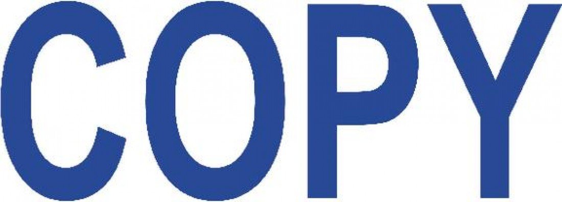 COLOP Green Line Word Stamp COPY Blue Product Description