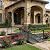 TTGIEET Metal Garden Bridge 6 FT, Durable Decorative Footbridge with Siderails Large Outdoor Bridges, Weight Capacity 660 lbs for Backyard, Creek, Lawn, Stream (6FT)