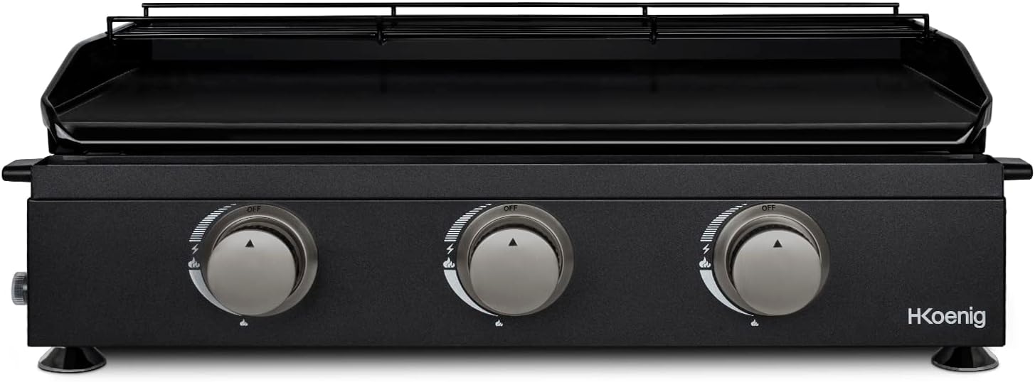 Plancha au gaz FIREFRIEND 3 brûleurs, noir | Leroy Merlin