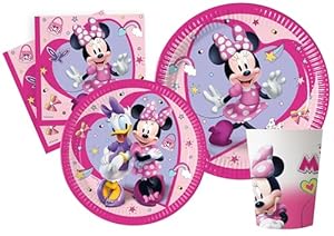 Disney Minnie Junior Partygeschirrset für 8 Personen