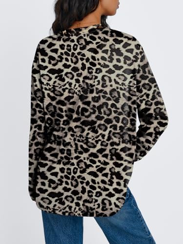 Image of Trendy Queen Womens Oversized Long Sleeve Shirts Fall Tops 2026 Basic Tees