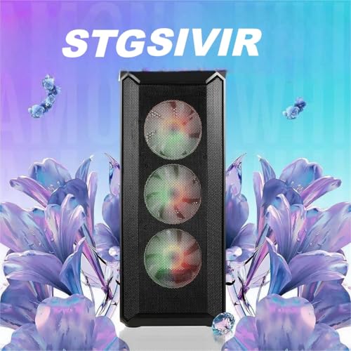 STGsivir Gaming PC, Gaming Computer Desktop Tower, AMD Ryzen 5 5500 up to 4.2GHz, Nvidia GeForce RTX 3060 12GB GDDR6, 32GB DDR4 RAM, 1TB SSD, WIFI 6, BT 5.0, RGB Fan x3, Windows11 Pro - Image 5