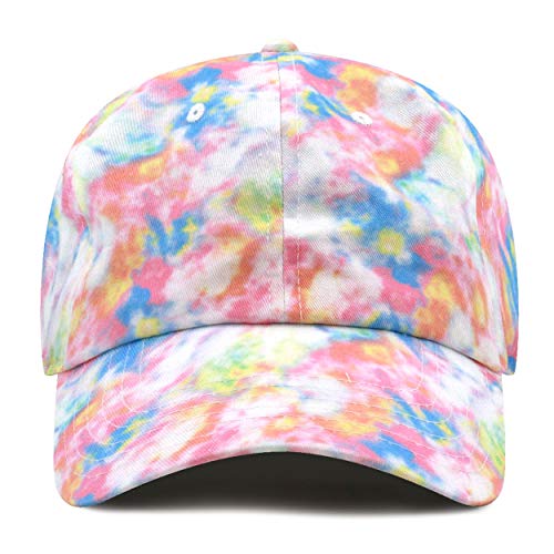 Image of Cotton Baseball Cap Dad Hat - Washed Low Profile Adjustable Hat for Men Women Casual Outdoor Running Golf