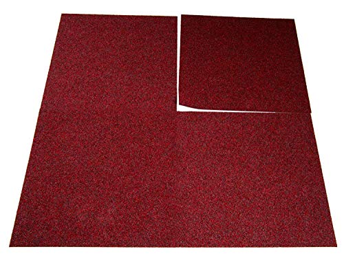 Jazz Lot de 4 dalles de moquette de qualité supérieure 2,5 kg/m2, antistatique, bitum) 50 x 50 cm