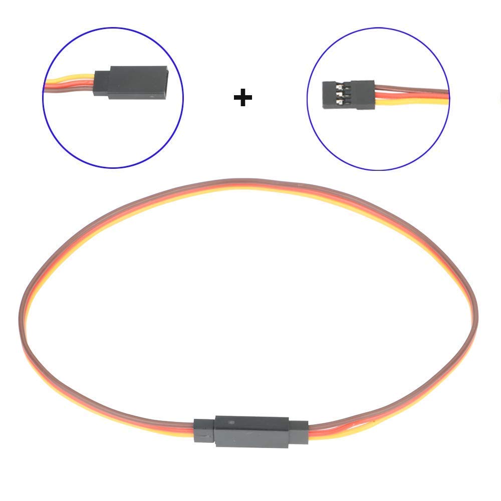 Servo-Kabel Verlängerungen Set, 12 Stück – 3-Pin, 26AWG, Längen 75–600 Mm, Für RC-Modelle