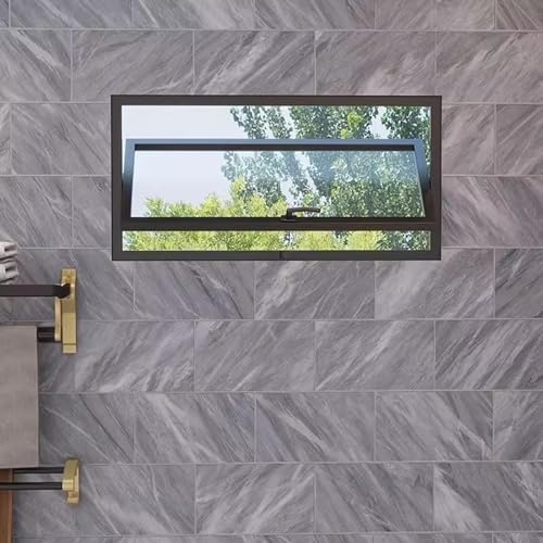 Ventana rectangular de vidrio templado para eliminar humedad en cocinas oscuras 3