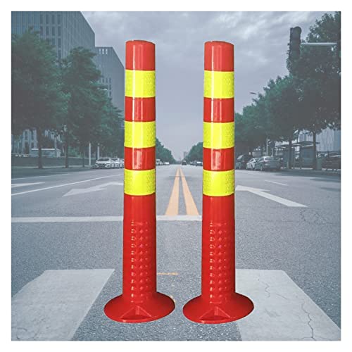 Cônes de sécurité de stationnement d'allée montés au sol haute visibilité