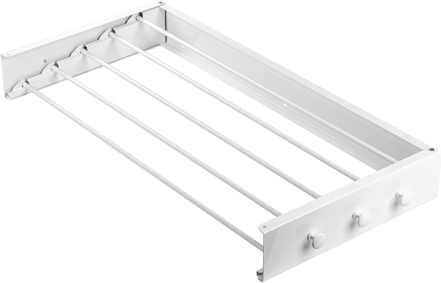 Wäscheständer Wandmontage Oder Wäscheständer Wand. Ausziehbar Und Platzsparend. Wäschetrockner Klein Für Wand. Clothes Drying Rack Zeitlos Praktisch - (120 cm)