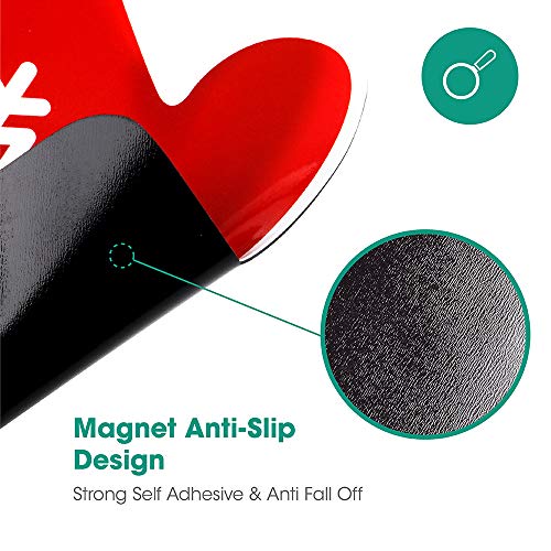 D-Fantix Snowman Christmas Refrigerator Magnets Set Of 16, Cute Funny Fridge Magnet Refrigerator Stickers Holiday Christmas Decorations For Fridge, Metal Door, Garage, Office Cabinets (Large) #TOP3