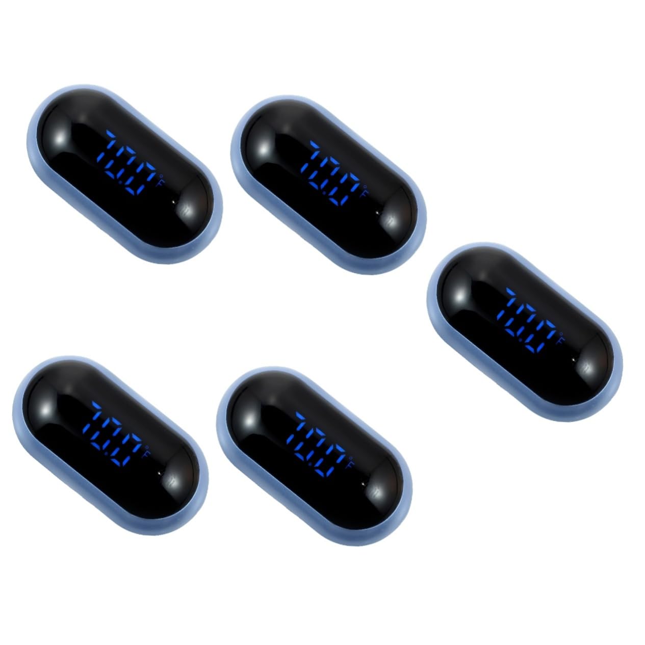 Didiseaon 5pcs Water Thermometers Digital Thermometer for Aquarium Mini Large Screen Display