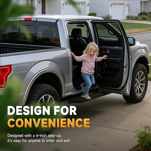 Estribos Super Cab de acero para Ford F-150 y F-250 miniatura 4