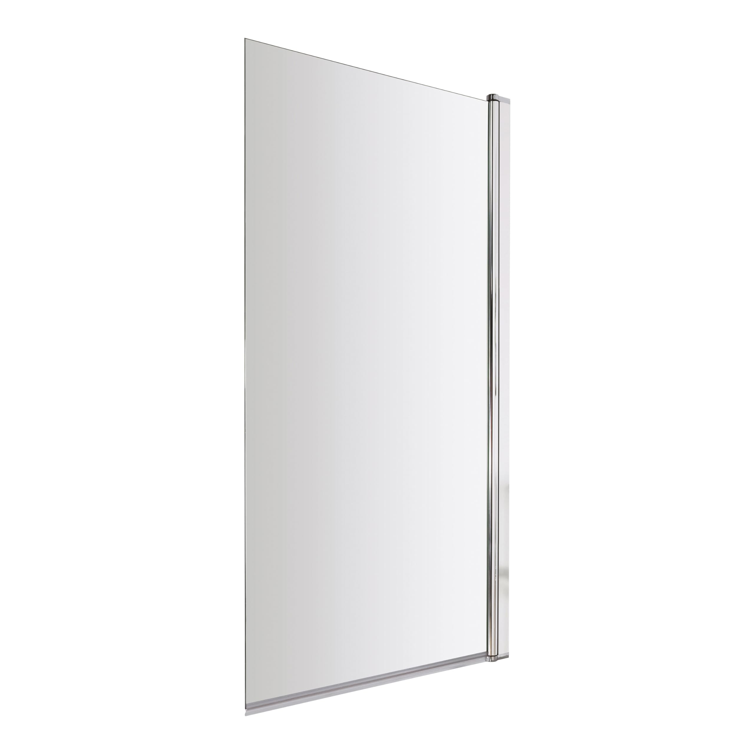 Balterley Chrome 6Mm Toughened Safety Glass Reversible Straight Shower Bath Screen