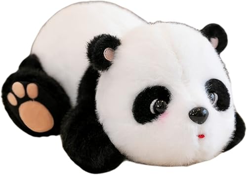 Zuwxeu Almohada de felpa con diseño de animales de peluche de panda para el día del niño (23.6 pulgadas)