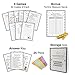 Dessie Baby Shower Games New, Ultimate Gender Neutral Kit | Contains 10 Classic Games Like Baby Bingo, Baby Shower Advice Cards, Emoji Game - 50 Sheets of Each | 25 Complementary Pens